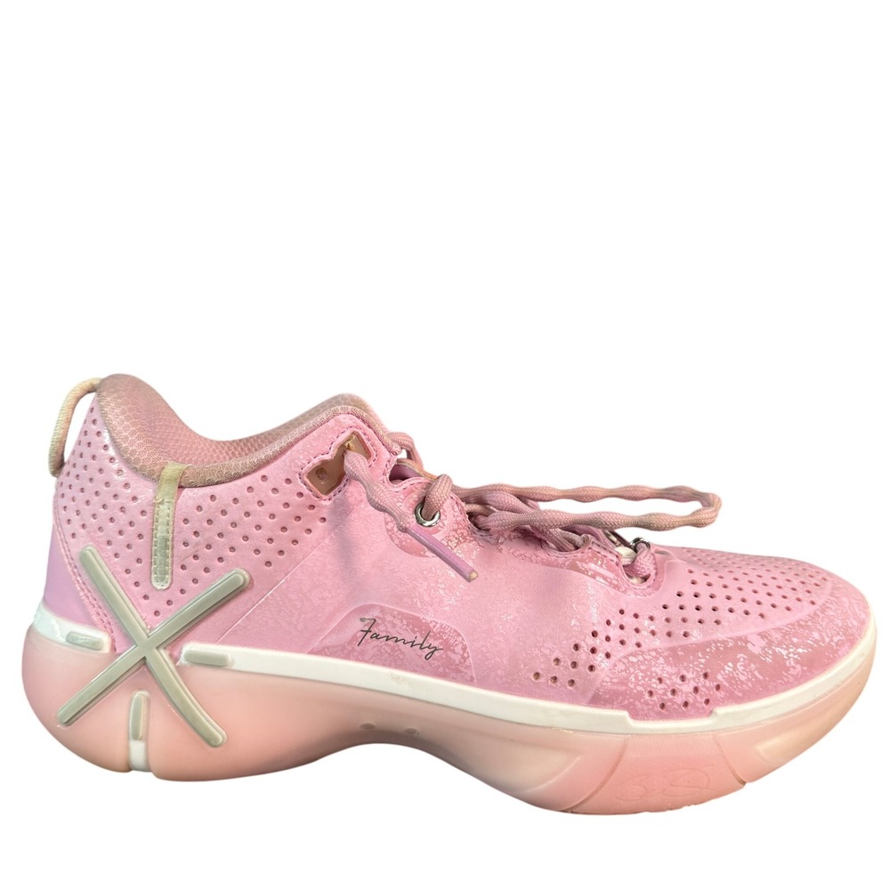 Li-Ning Way of Wade 10 Low Family Pink Basketball Shoes ABAS083-2 Sz 10.5